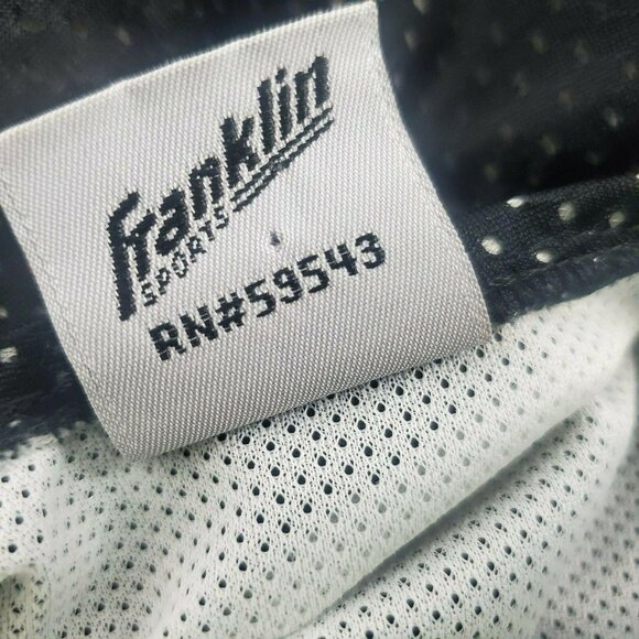 Franklin Basketball Jersey Mens Size Large Tank Top Blue Mesh Gym Sleeveless - Picture 4 of 5